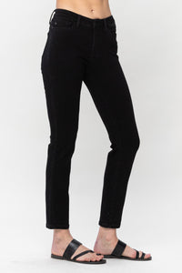 Jet Black Midrise Slim Fit Jeans JB67