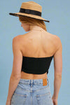 Lace Bandana Top - Black