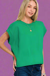 Oversized Sweater Vest - Green
