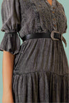 Stone-Washed Baby Doll Dress