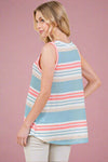Light Weight Knit Tank Top - Multi