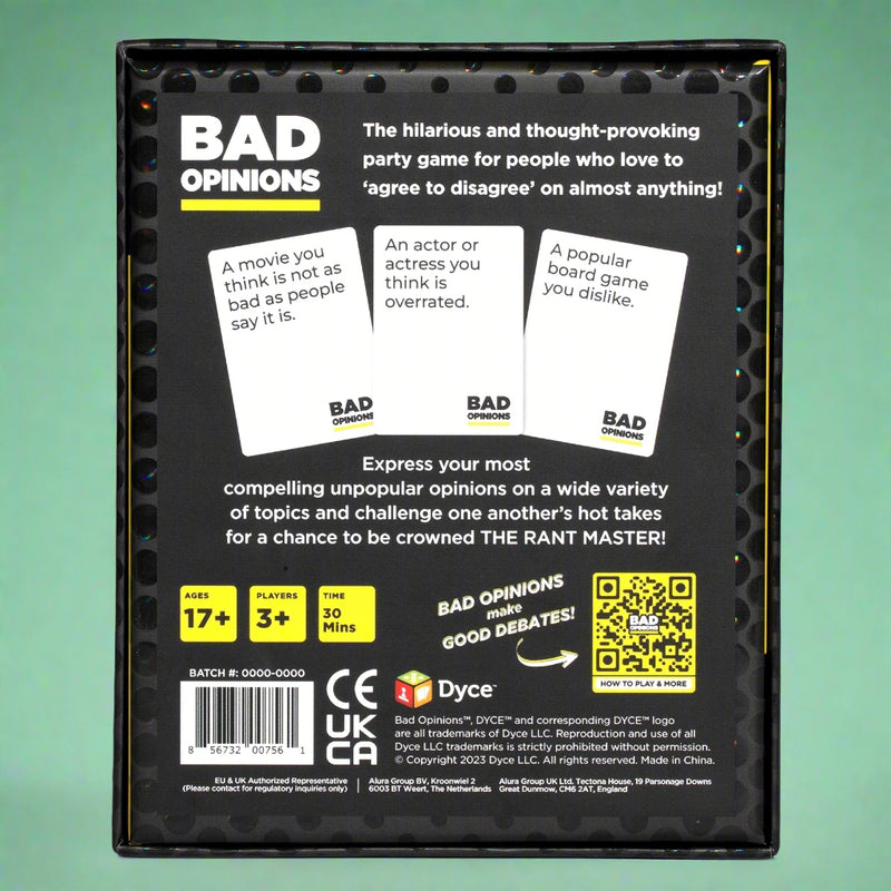 Bad Opinions - Party Game of Hot Takes & Sizzling Debates
