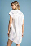 Judson Dress Coastal Stripe - Grey