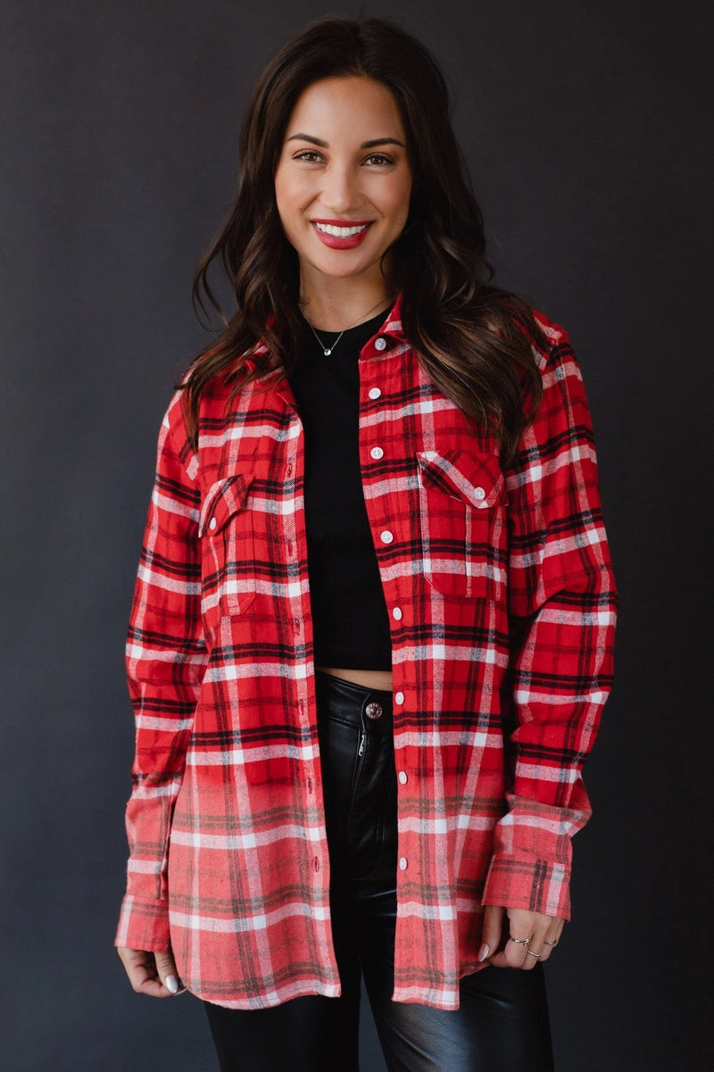 Red, Black & White Flannel