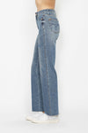 HW Tummy Control Cut Raw Hem Straight JB89