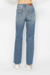 HW Tummy Control Cut Raw Hem Straight JB89