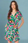 Tropical Relaxed Dress - Kelly
