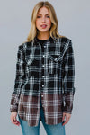 Black & White Plaid Flannel