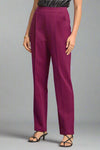 Magic High Waist Relaxed Pants - Merlot