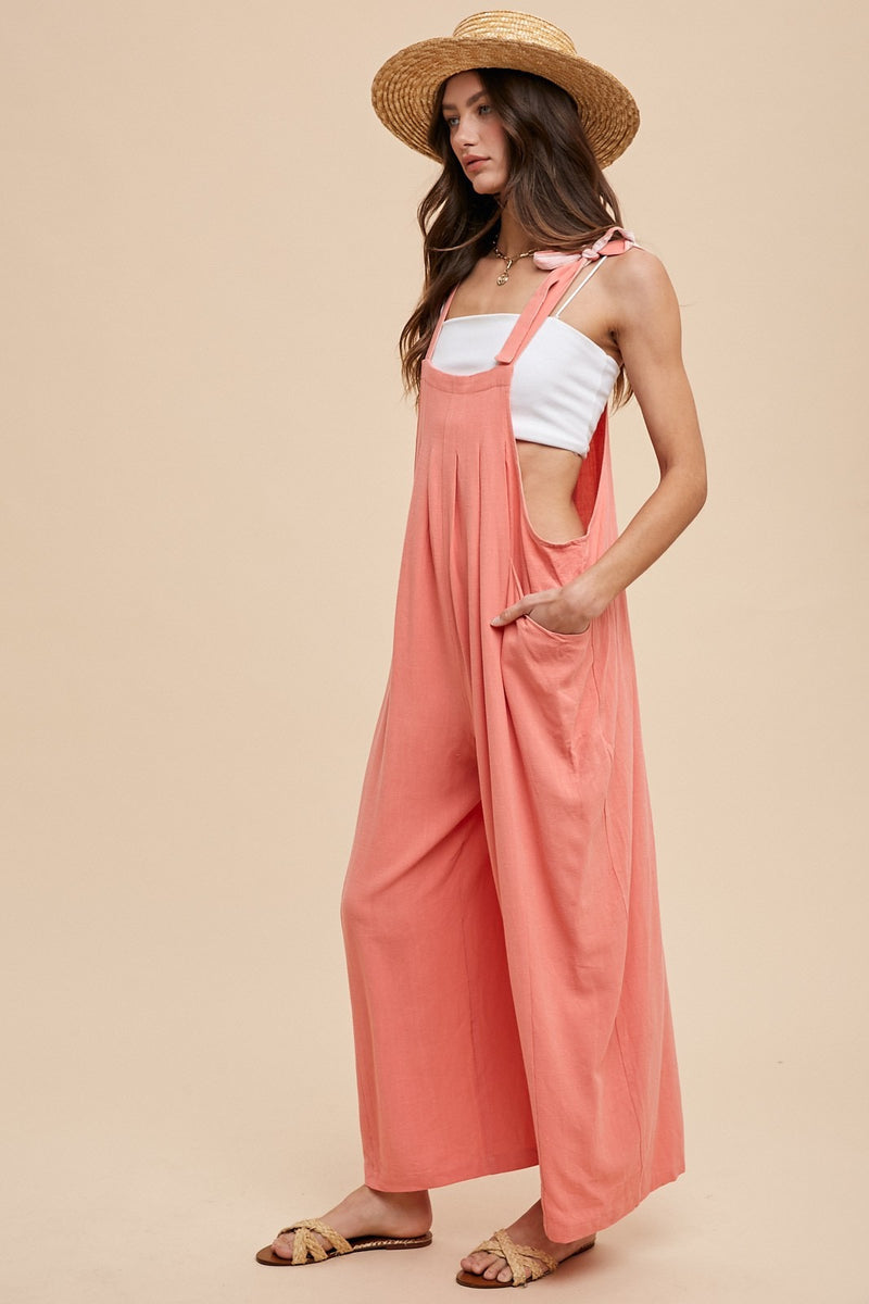 Loose Fit Jumpsuit Orange