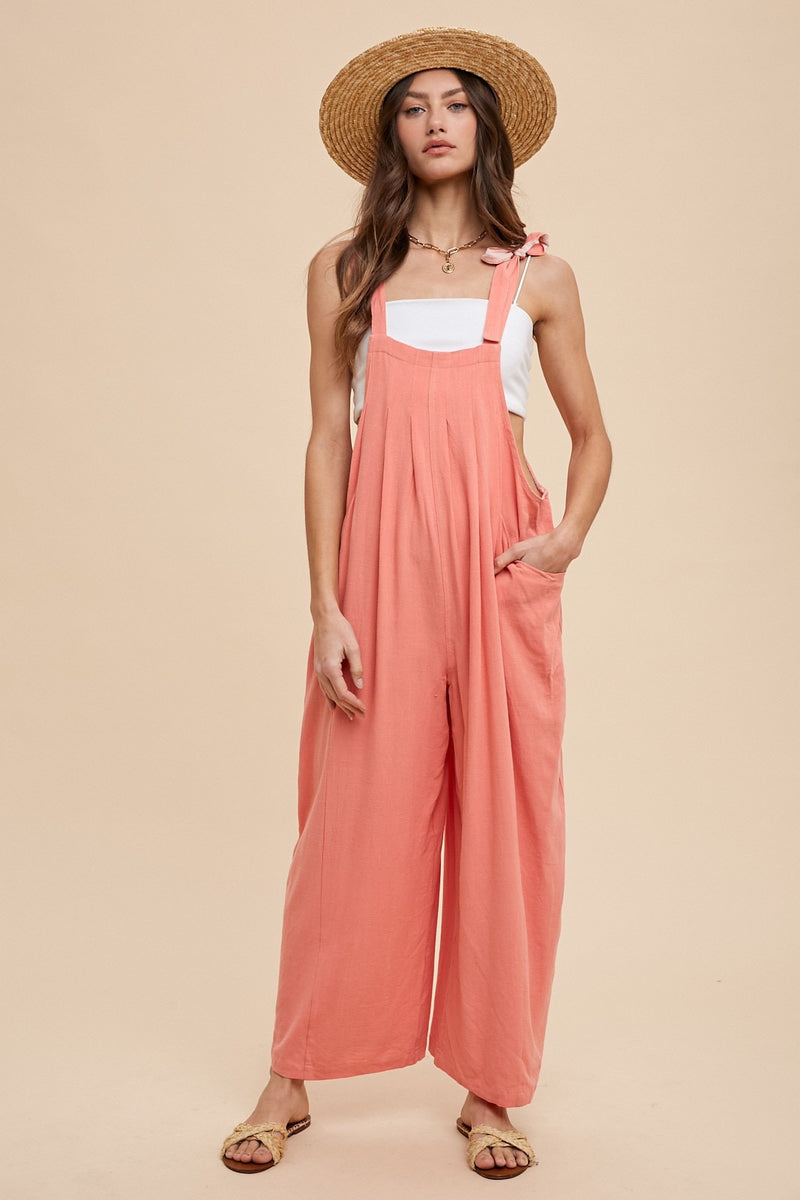 Loose Fit Jumpsuit Orange