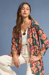 Lizzy Cardigan - Olive Floral