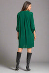 Long Sleeve Lizzy Dress - Jewel Green