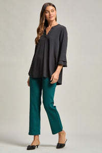 Lizzy Bell Top - Solid Black