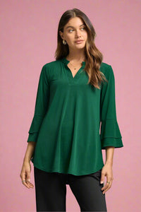Lizzy Bell Top - Jewel Green