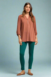 Lizzy Lux Top - Caramel