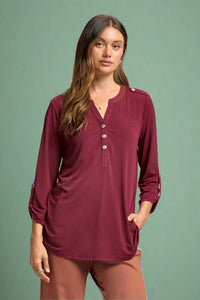 Lizzy Lux Top - Wine