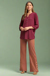 Lizzy Lux Top - Wine