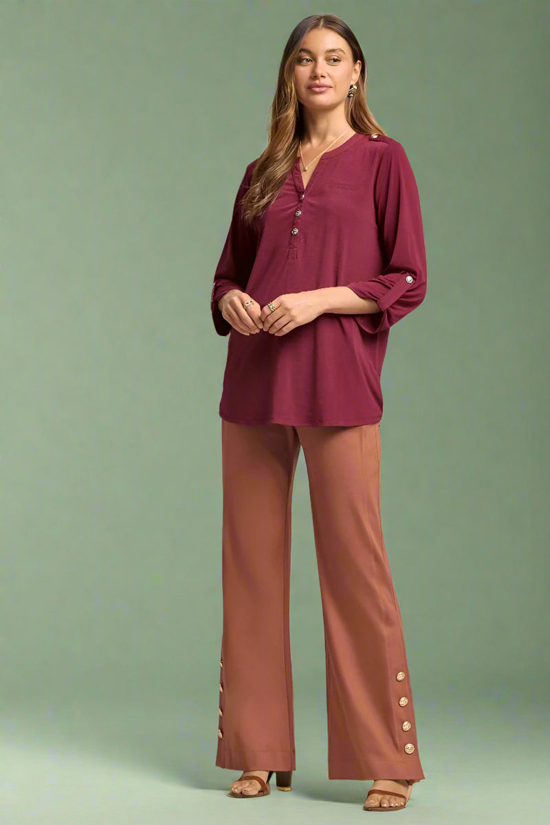 Lizzy Lux Top - Wine