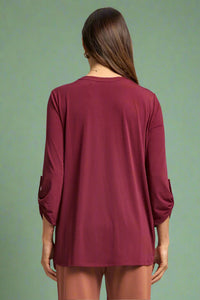 Lizzy Lux Top - Wine