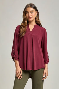 Lizzy Top - Solid Wine