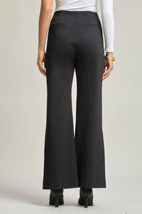 Magic Side Button Pants - Black