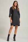 Magic V-Neck Dress - Black