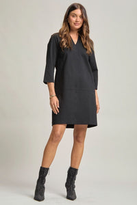 Magic V-Neck Dress - Black