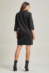 Magic V-Neck Dress - Black