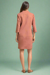 Magic V-Neck Dress - Caramel