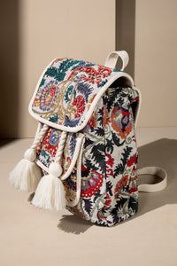 Dublin Embroidered Beaded Backpack