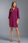 Magic V-Neck Dress - Merlot