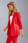 Magic 3/4 Sleeve Blazer - Dragon Fruit