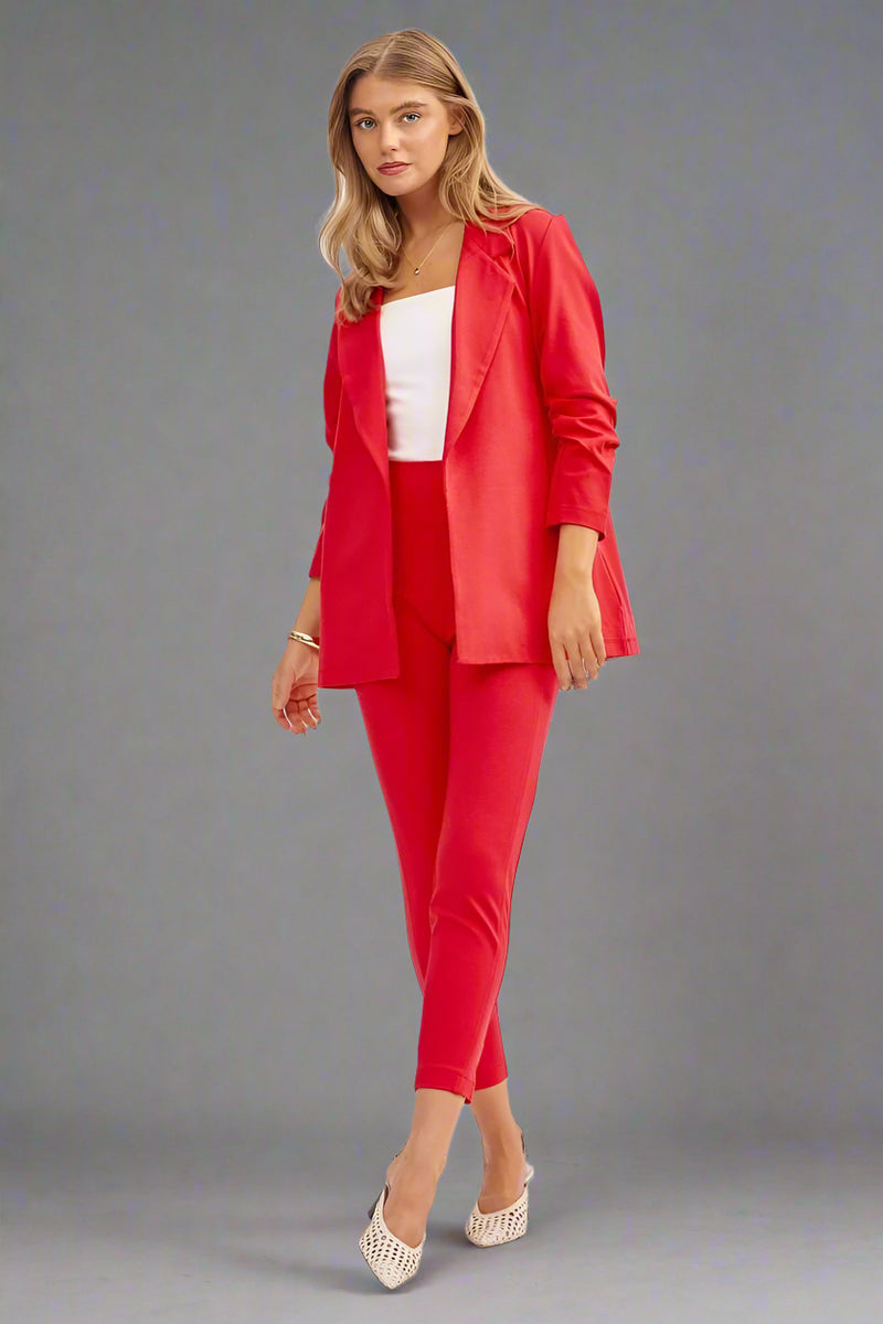 Magic 3/4 Sleeve Blazer - Dragon Fruit