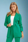 Magic 3/4 Sleeve Blazer - Kelly Green