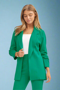 Magic 3/4 Sleeve Blazer - Kelly Green