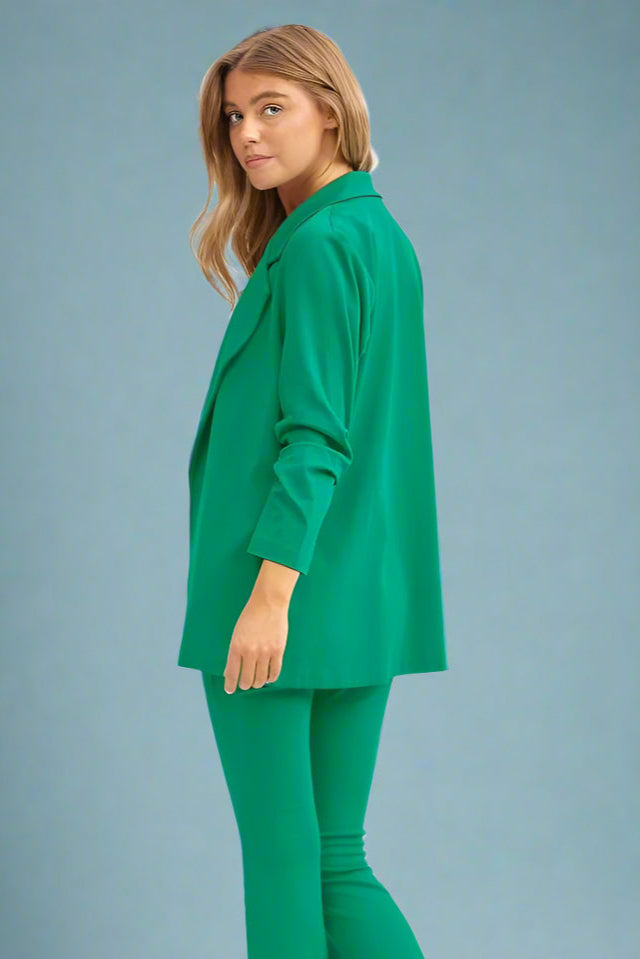 Magic 3/4 Sleeve Blazer - Kelly Green