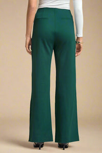 Magic Side Button Pants - Hunter Green