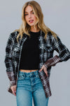 Black & White Plaid Flannel