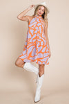 Vacation Halter Dress Lavender