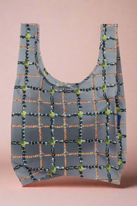 Baggu Recycled Shopping Bag - Beaded Plaid