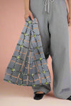 Baggu Recycled Shopping Bag - Beaded Plaid
