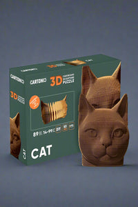 Carbonic 3D Puzzle - Cat