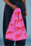 Baggu Recycled Shopping Bag - Pink Lobster