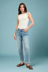 V-Front Cool Denim Cuff BF JB130