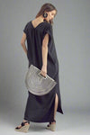 Boxy Maxi With Side Slit Black