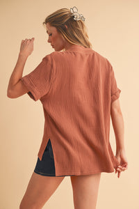 Trudie Top - Terracotta