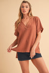 Trudie Top - Terracotta