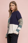 Mixed Color Stripe Sweater
