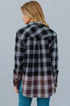 Black & White Plaid Flannel
